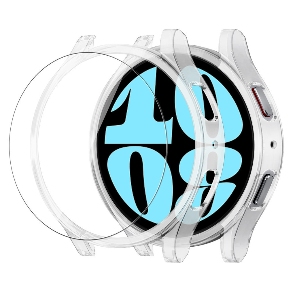 Capa para Samsung Galaxy Watch 6 Classic 43mm 47mm com protetor de vidro