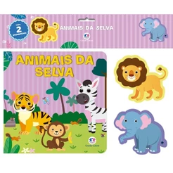 Livro Banho Animais da selva