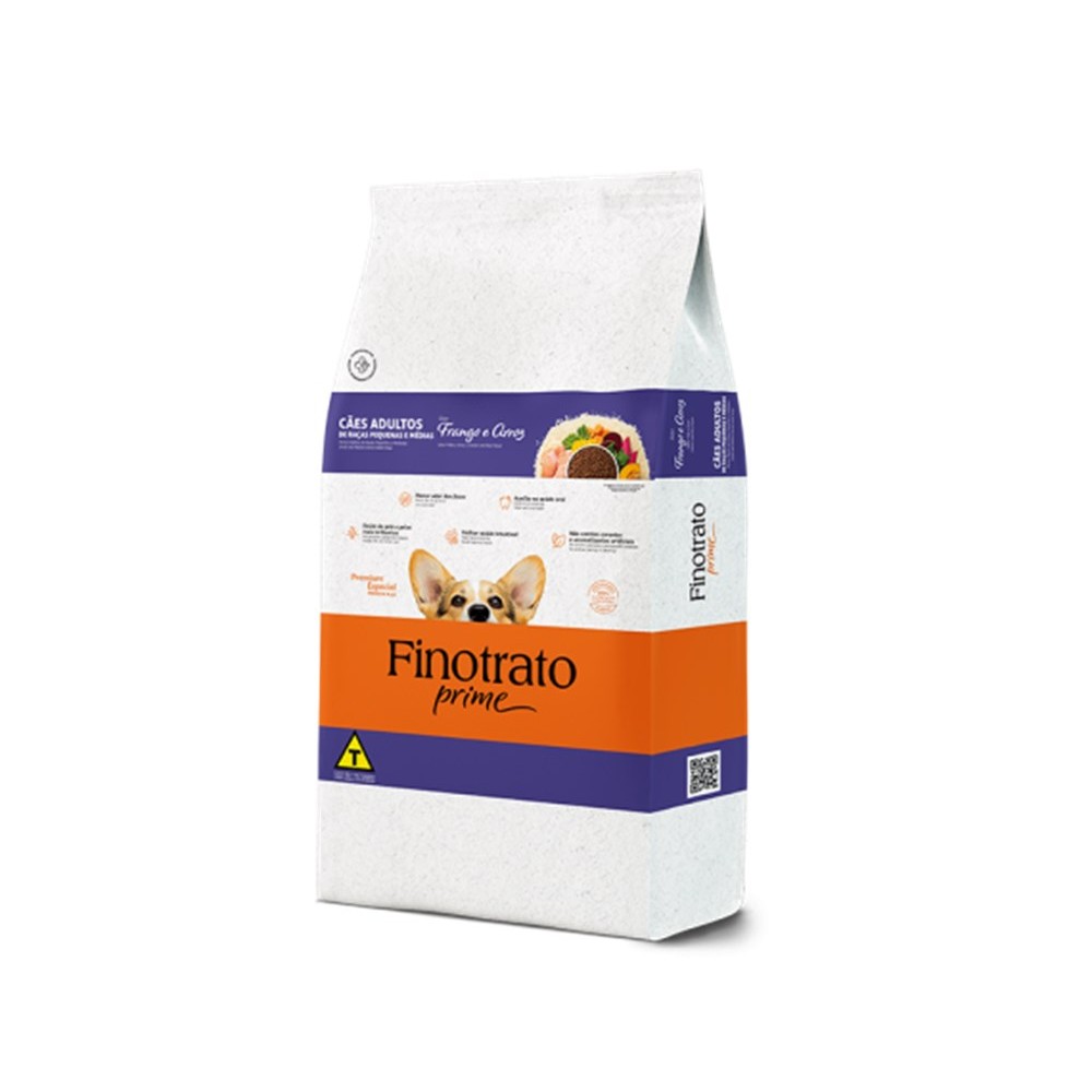 Ração Para Cachorro Finotrato Prime 15kg Cães Raças Pequenas e Médias em Oferta na Shopee