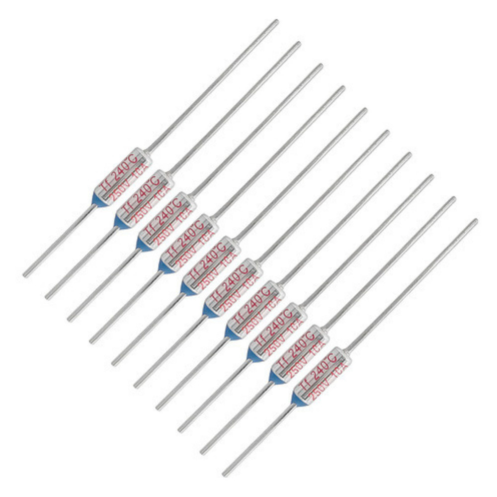 10x Fusível Térmico 10a 260° 260 Graus 110v 127v 220v 250v