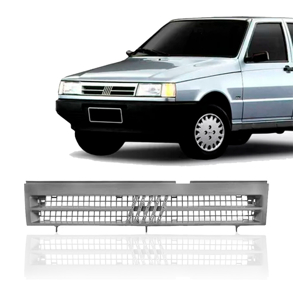 Grade Frontal Uno 96/99 Preta Original Sem Emblema - PRIMER