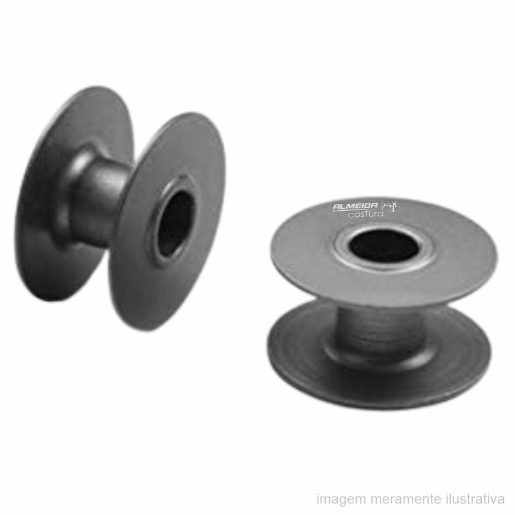 CARREILHA BOBINA DE ALUMÍNIO PARA TRAVETE SINGER, JUKI BROTHER SÉRIE LK280 2996A