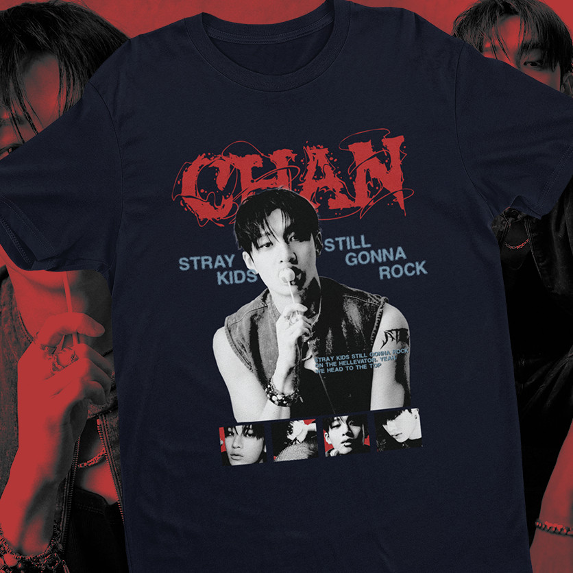 [Camiseta Premium em Algodão Puro]SISI Camiseta Stray Kids Bang Chan ATE - 100% ALGODÃO blusa plus size cropped verão
