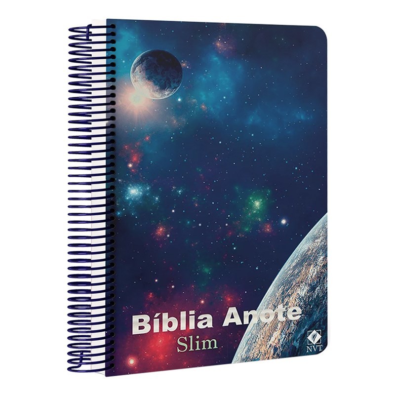 Bíblia Anote NVT Slim espiral - Universo: Série Slim em Oferta na Shopee