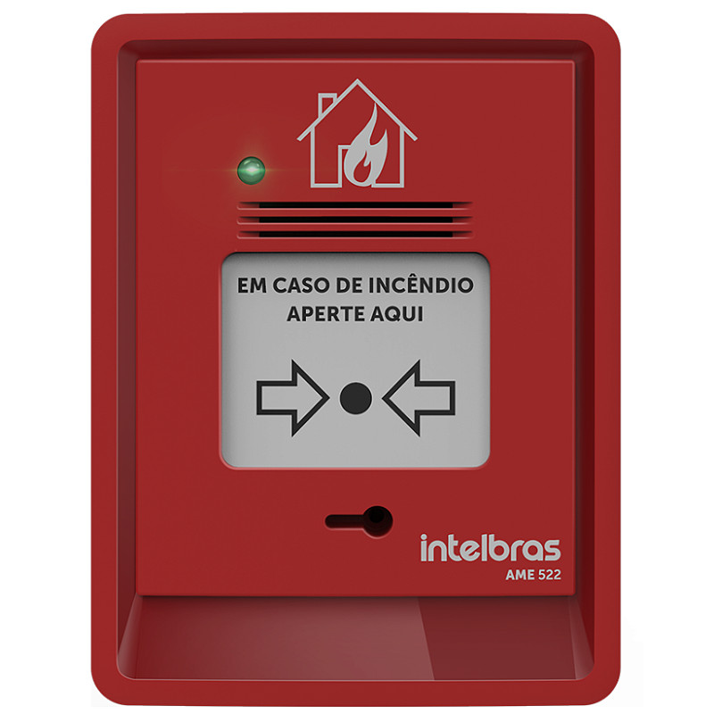 Acionador Manual Endereçavel Intelbras (Com Sirene) AME522