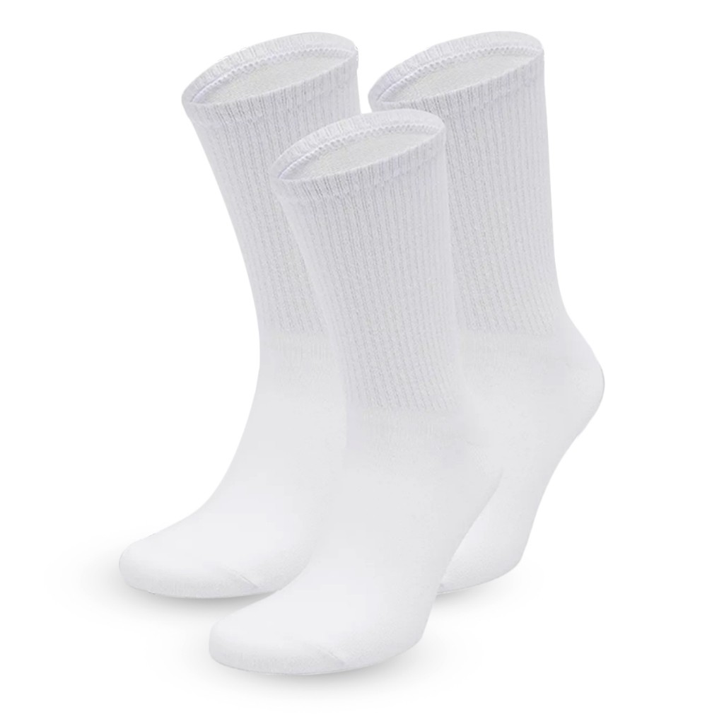 Kit 12 Pares Meia Cano Alto Atacado Cores Barato Unissex Algodão em Oferta na Shopee