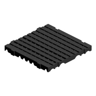 Kit 6 Paletes Pallet Piso Estrado Plástico Modular Super Resistente Multifuncional Cor Preto em Oferta na Shopee