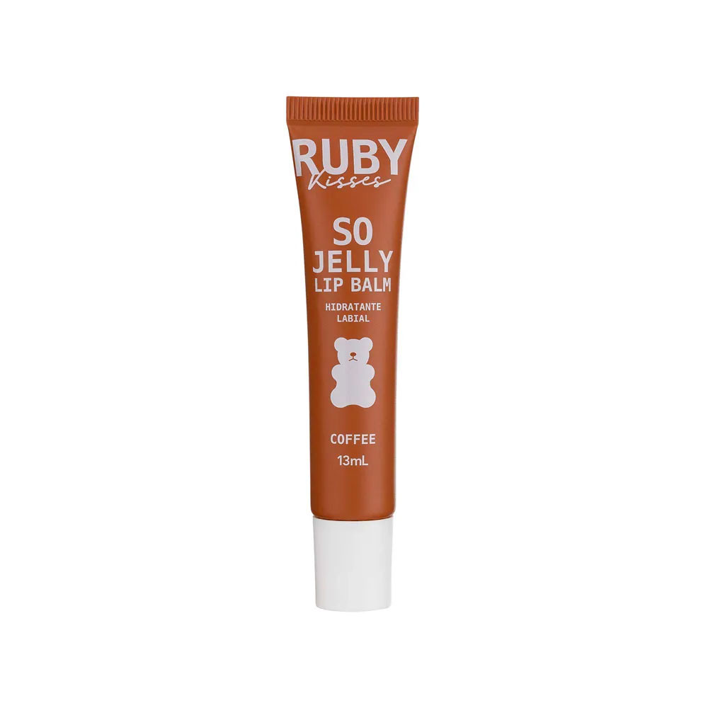 HIDRATANTE LABIAL SO JELLY RUBY KISSES 13ML COFFEE