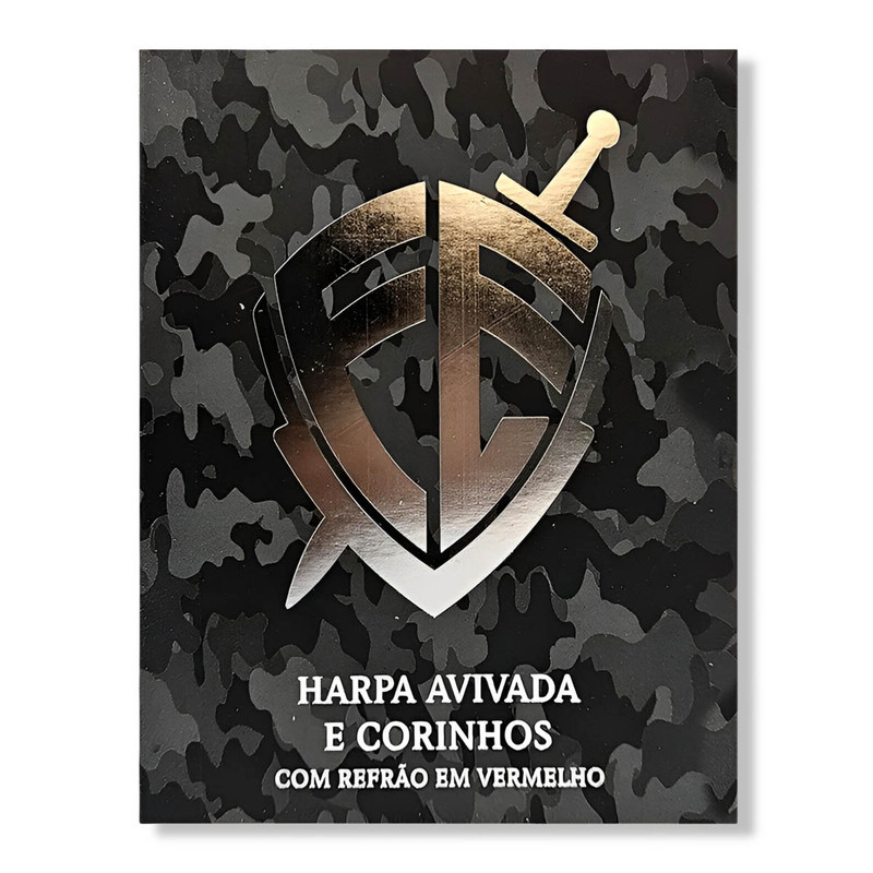 Harpa Avivada E Corinhos | Letra Maior | Capa Brochura | Escudo Da Fé em Oferta na Shopee