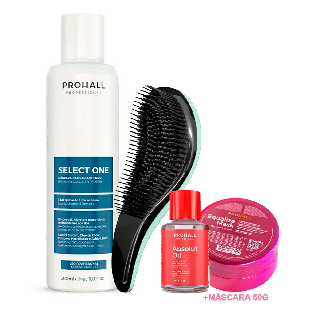 Select One Prohall 300ml +Óleo7ml +Equalize 50g +Escova