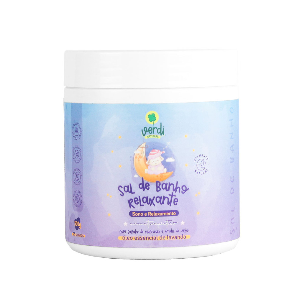 Sal de Banho Relaxante com Sal de Magnésio - Verdi Natural