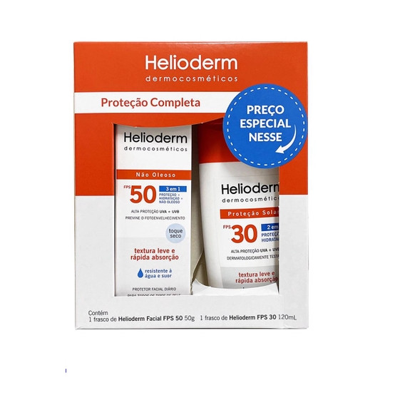 KIT HELIODERM FPS30 C&R + FACIAL FPS50
