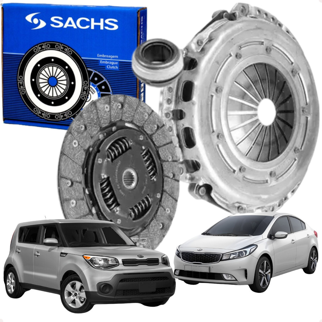 .Kit Embreagem Kia Soul Cerato 1.6 16v Original Sachs Novo Disco Platô Rolamento 2009 a 2020