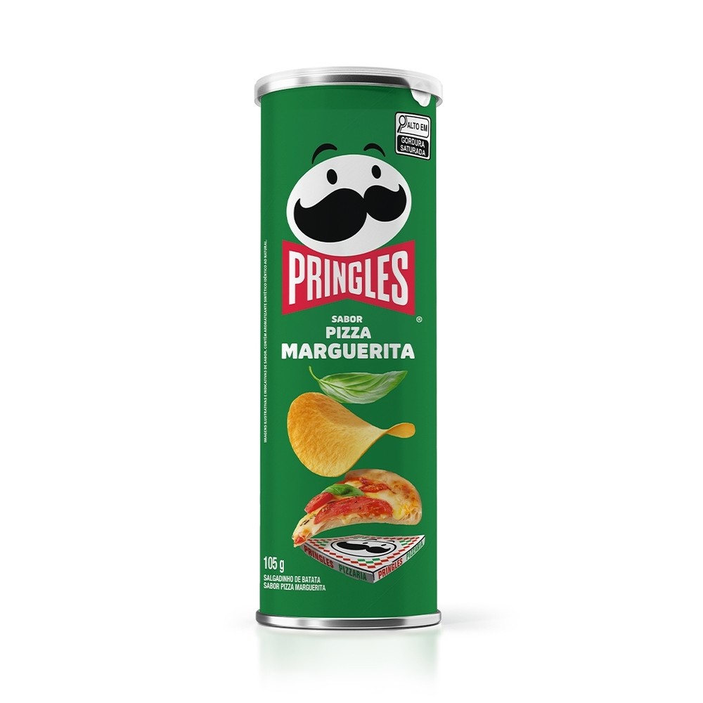 Salgadinho Batata Frita Pringles® Pizza Marguerita 105g - Food & Beverages