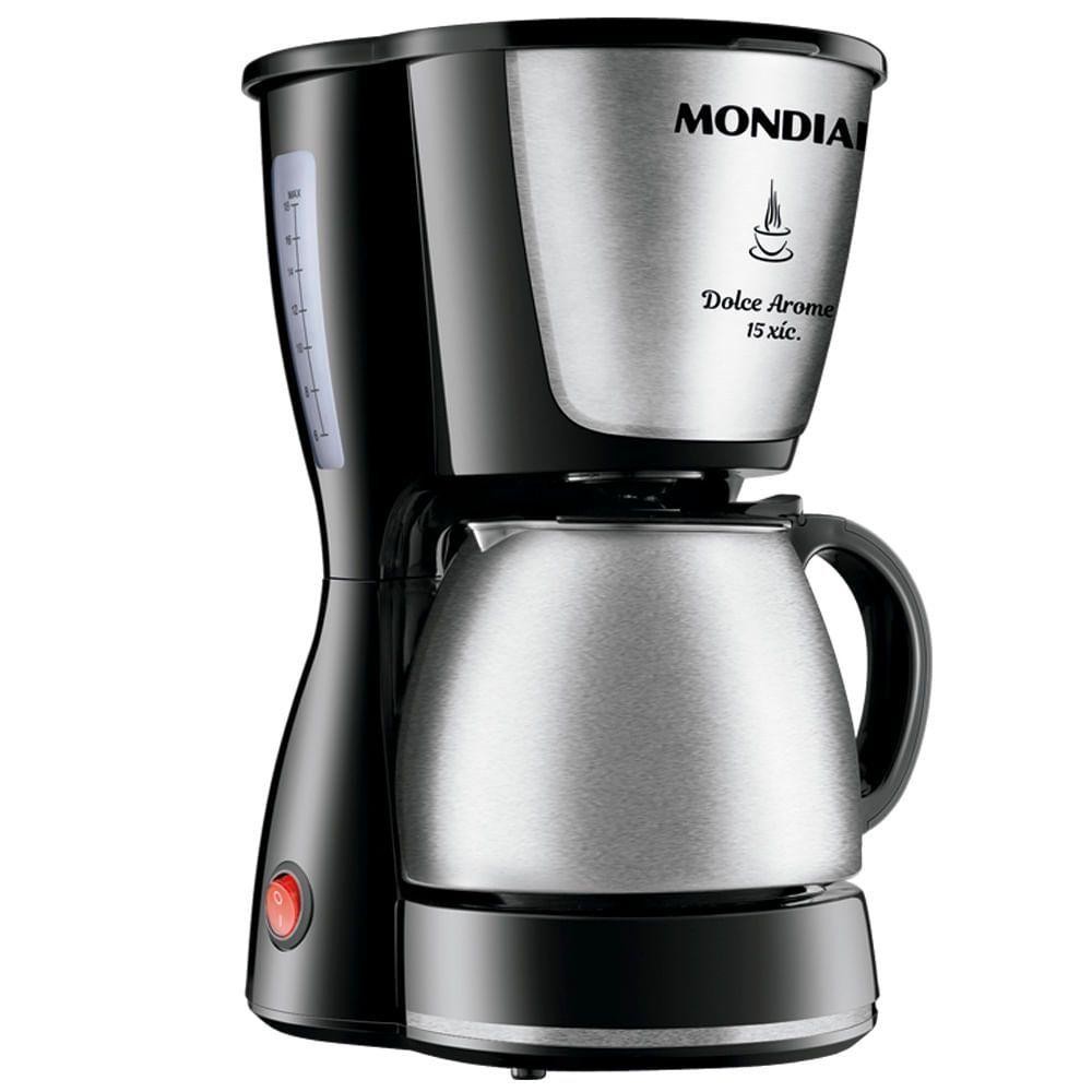 Cafeteira Elétrica Dolce Arome C-34-Ji-15X Preto/Inox 110V em Oferta na Shopee