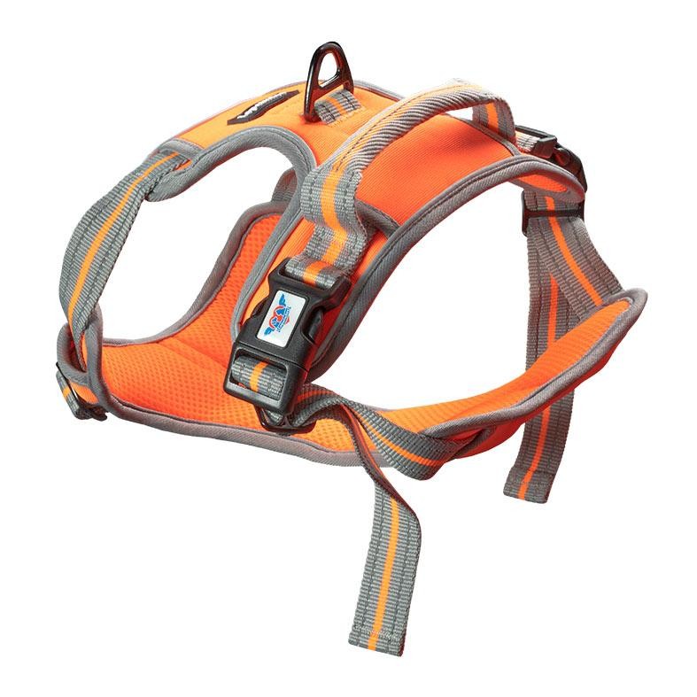 Peitoral para Cachorro Lopetudos Cloud1, M, Laranja, LP-PTCD-MORG