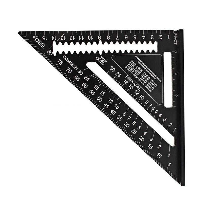 Esquadro Alumínio Triangular 7 pol marcenaria carpintaria em Oferta na Shopee