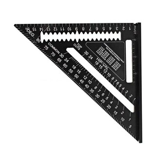 Esquadro Alumínio Triangular 7 pol marcenaria carpintaria