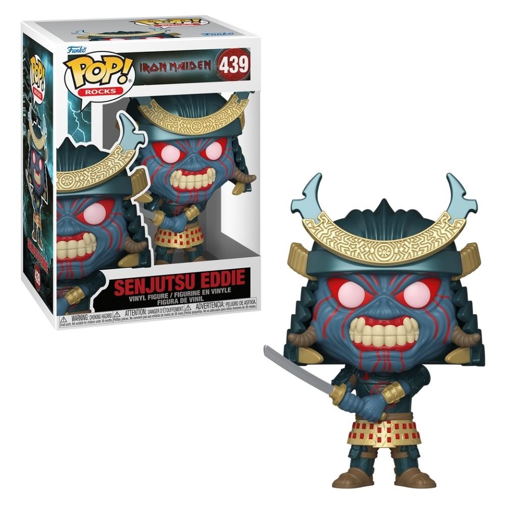 Boneco Funko Pop! Rocks Iron Maiden - Senjutsu Eddie - Hobbies & Collections