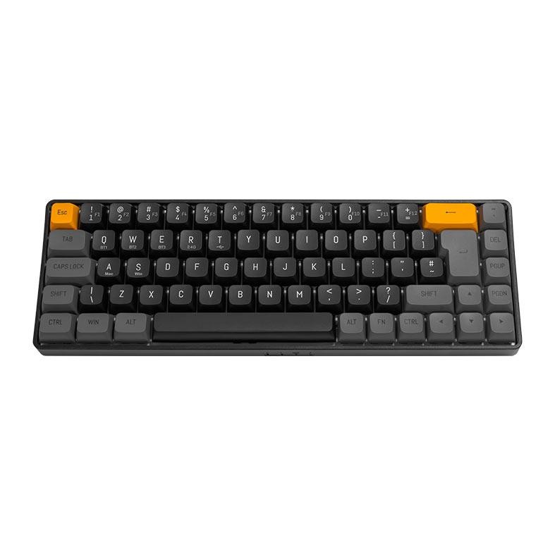 Teclado Mecanico Aigo GD68 Brown Sugar, Switch Azul, Preto e Cinza, GD68-BS-BL em Oferta na Shopee