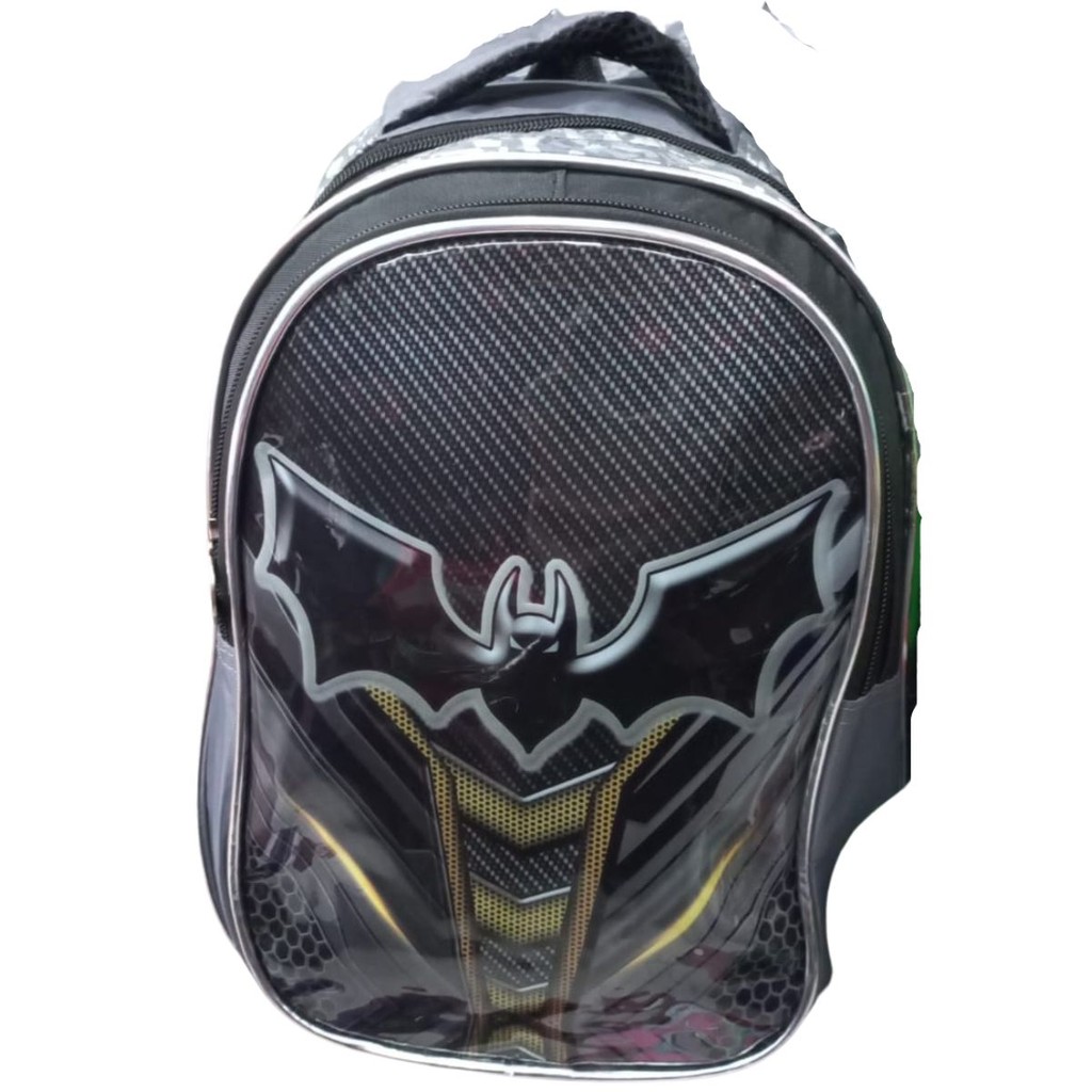 Mochila Costas Pequena Creche Escolar Infantil Batman Gotham City Denlex