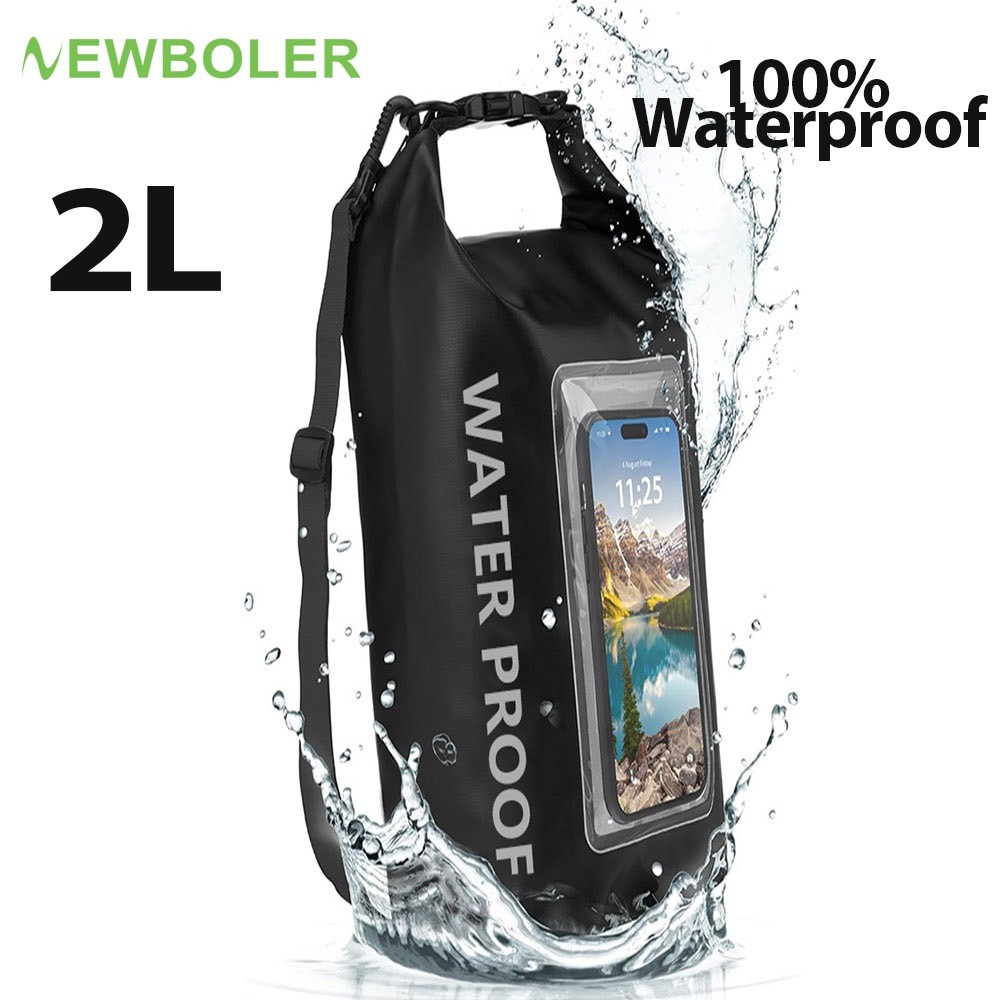 Newboler 2L/5L Saco De Natação 7-Polegada Telefone IPX6 À Prova Dwaterproof Água Para Acampamento Ao Ar Livre Pesca Esqu