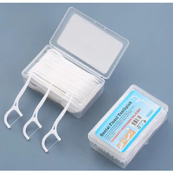 Kit com 50/100/150/200 Unidades de Fio Dental Infantil em Formato de Arco Ultra Fino para uma Limpeza Eficaz