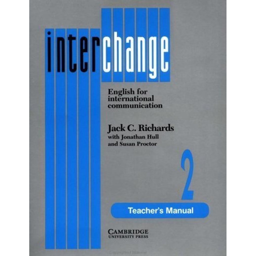 Livro: Interchange 2 Teacher's Manual - English for International Communication (Novo, Lacrado)