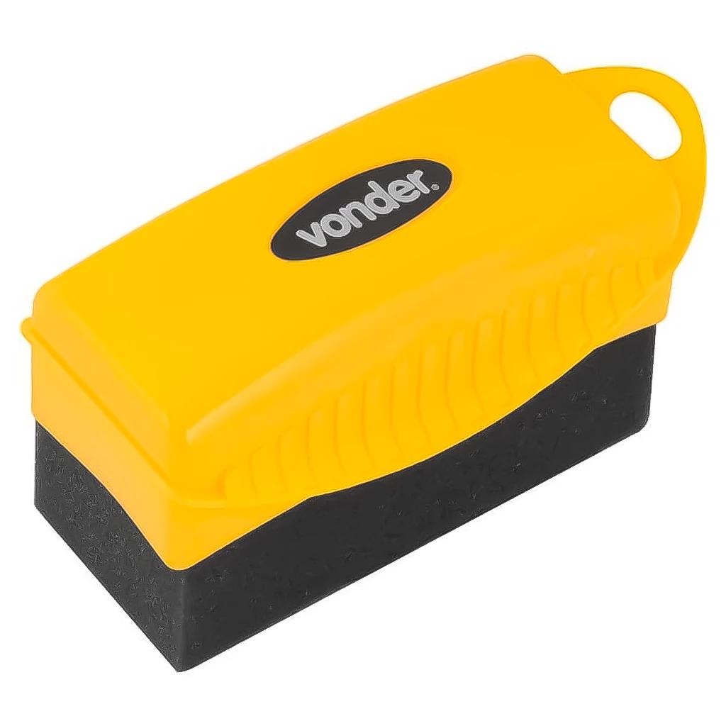 Esponja Aplicadora De Cera Ou Pretinho Pneu Com Suporte Multiuso Automotiva Silicone Carro Moto em Oferta na Shopee