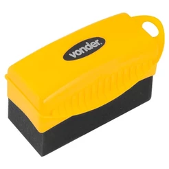 Esponja Aplicadora De Cera Ou Pretinho Pneu Com Suporte Multiuso Automotiva Silicone Carro Moto