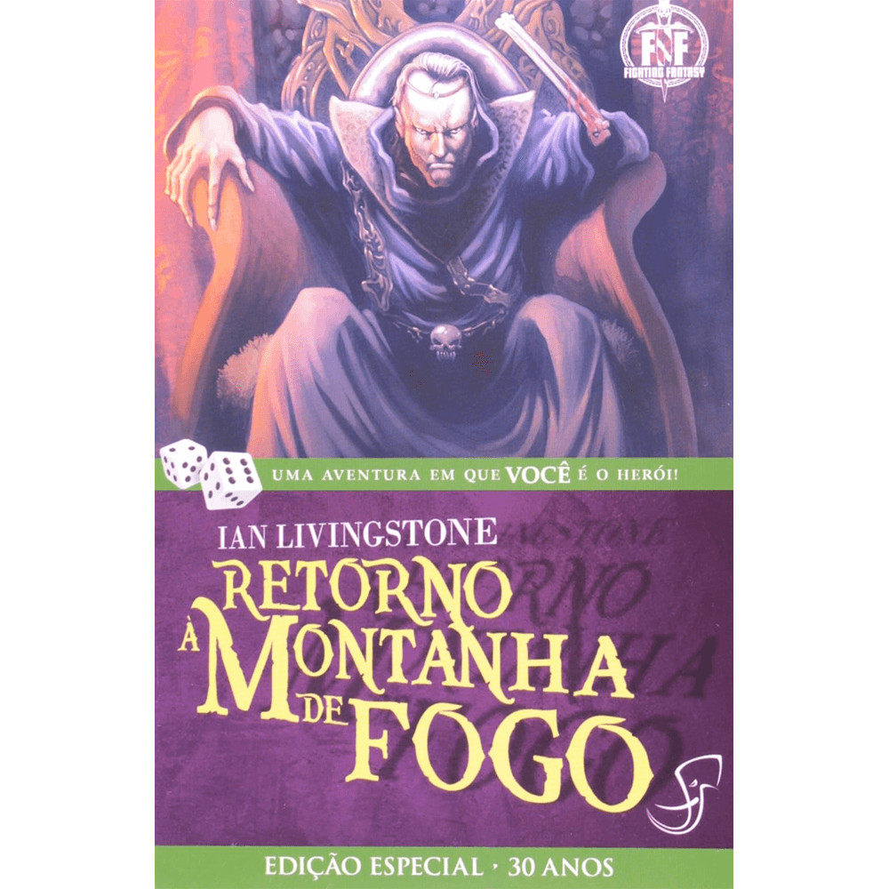 Livro - FF 12 - Retorno à Montanha de Fogo - Novo - Livro-Jogo