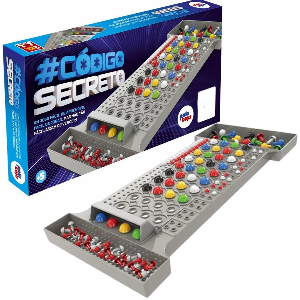 Jogo Tabuleiro Quebrar Código Senha Educativo 4028 Paki Toys