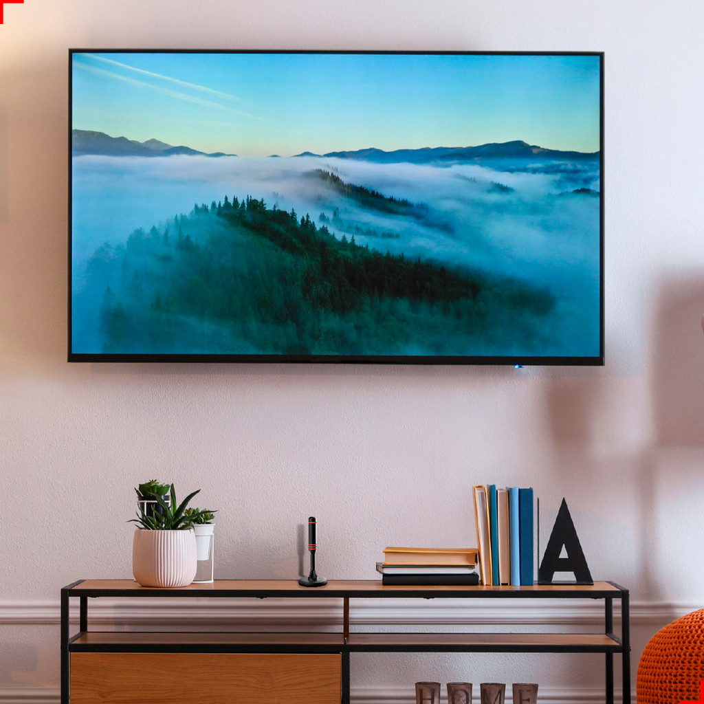 Kit 2 Antenas Digital Tv UHD 4K Range Com Base Magnética e Cabo de 5 metros Preto Cod: 360020034-2 Avant