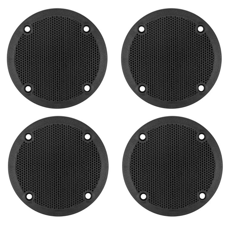 2 Pares Tela Plástica Para Tweeter Leson Diâmetro 8,5 Cm
