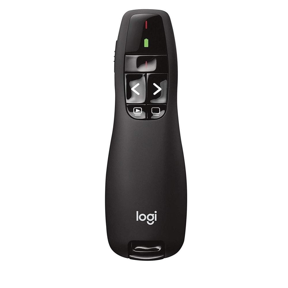 Apresentador Logitech R400 com Laser Point Preto 910-001354 em Oferta na Shopee