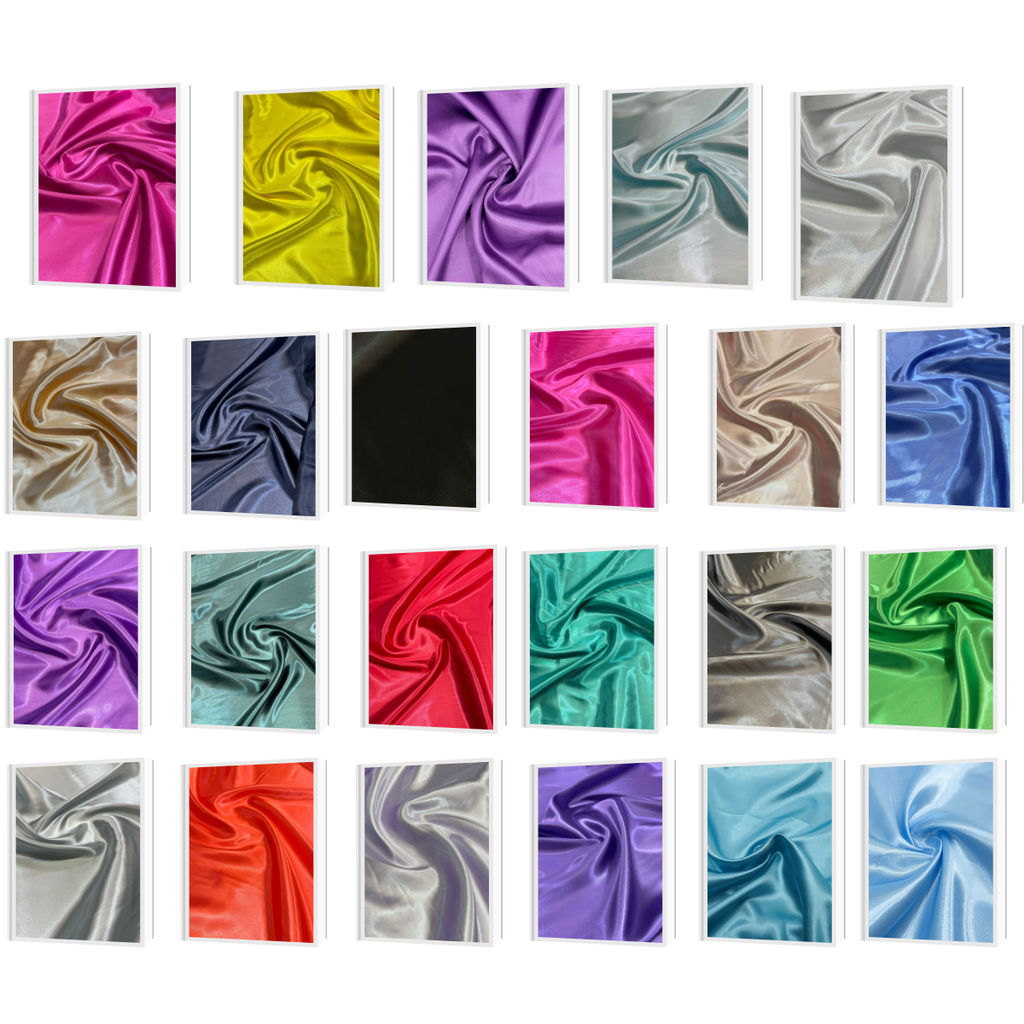 Tecido Cetim Charmousse 1,40m Variadas Cores Festas e Fantasias