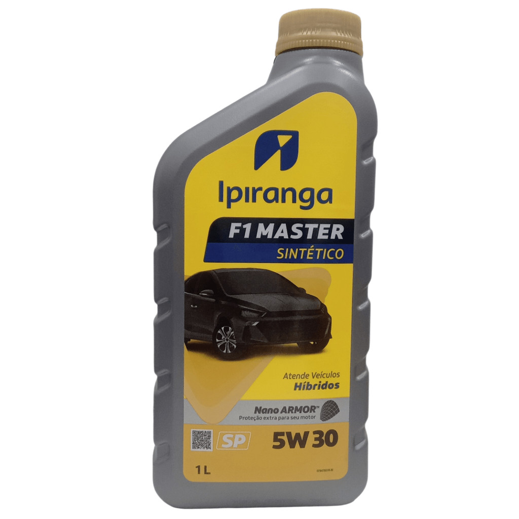 Óleo Lubrificante do Motor Ipiranga 5W30 F1 Master Sintético SP - 1L em Oferta na Shopee