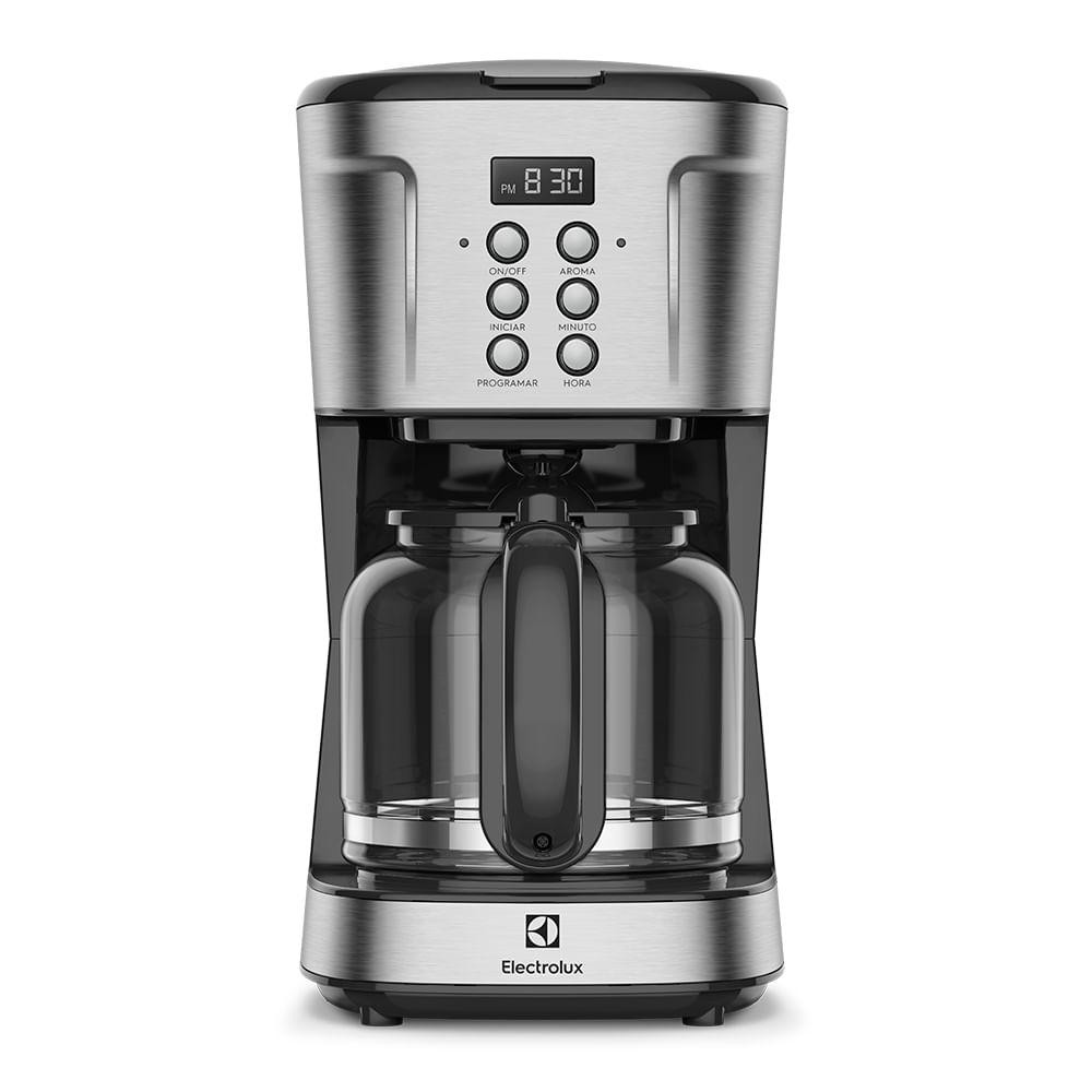 Cafeteira Elétrica Electrolux Digital 38 Xícaras Experience Programável com Timer Cor Inox...