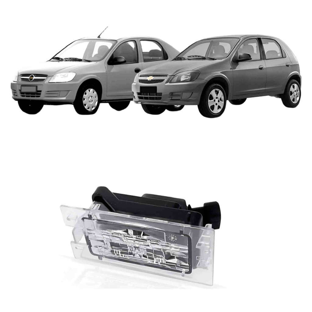Lanterna Luz de Placa Celta 2001 2004 2005 a 2006 Prisma 2006 2010 2011 a 2012