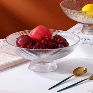Saladeira Organizador De Frutas Fruteira Transparente Resistente Tipo Vidro Gourmet A Qued...