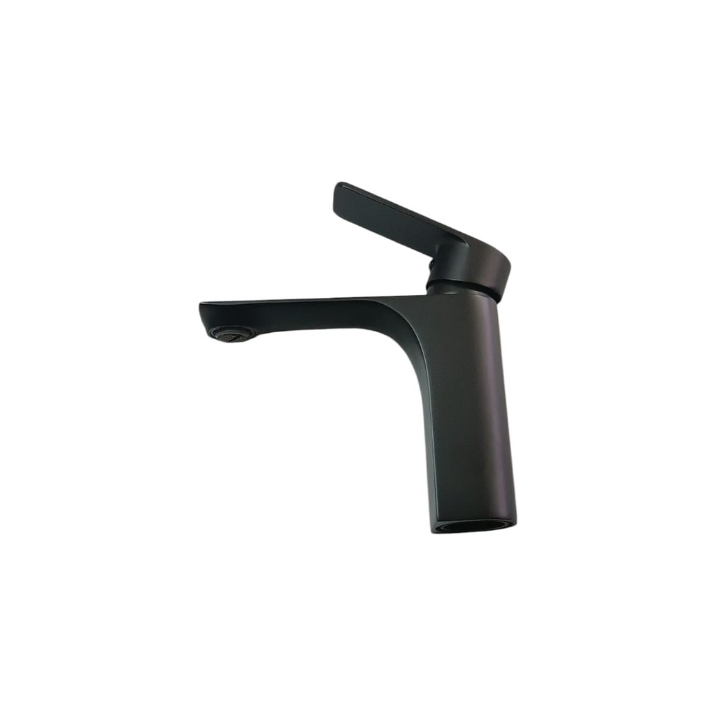 Torneira Banheiro Monocomando Misturador Luxo Preto Fosco