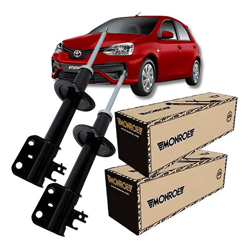 Amortecedor Dianteiro Toyota Etios 2016 2017 2018 2019 2020 2021 2022 2023 2024 2025 Par 02 Unidades em Oferta na Shopee