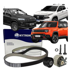 Kit Correia Dentada e Tensor - Fiat Toro / Jeep Renegade / Jeep Compass - Diesel - Nytron KIT9062
