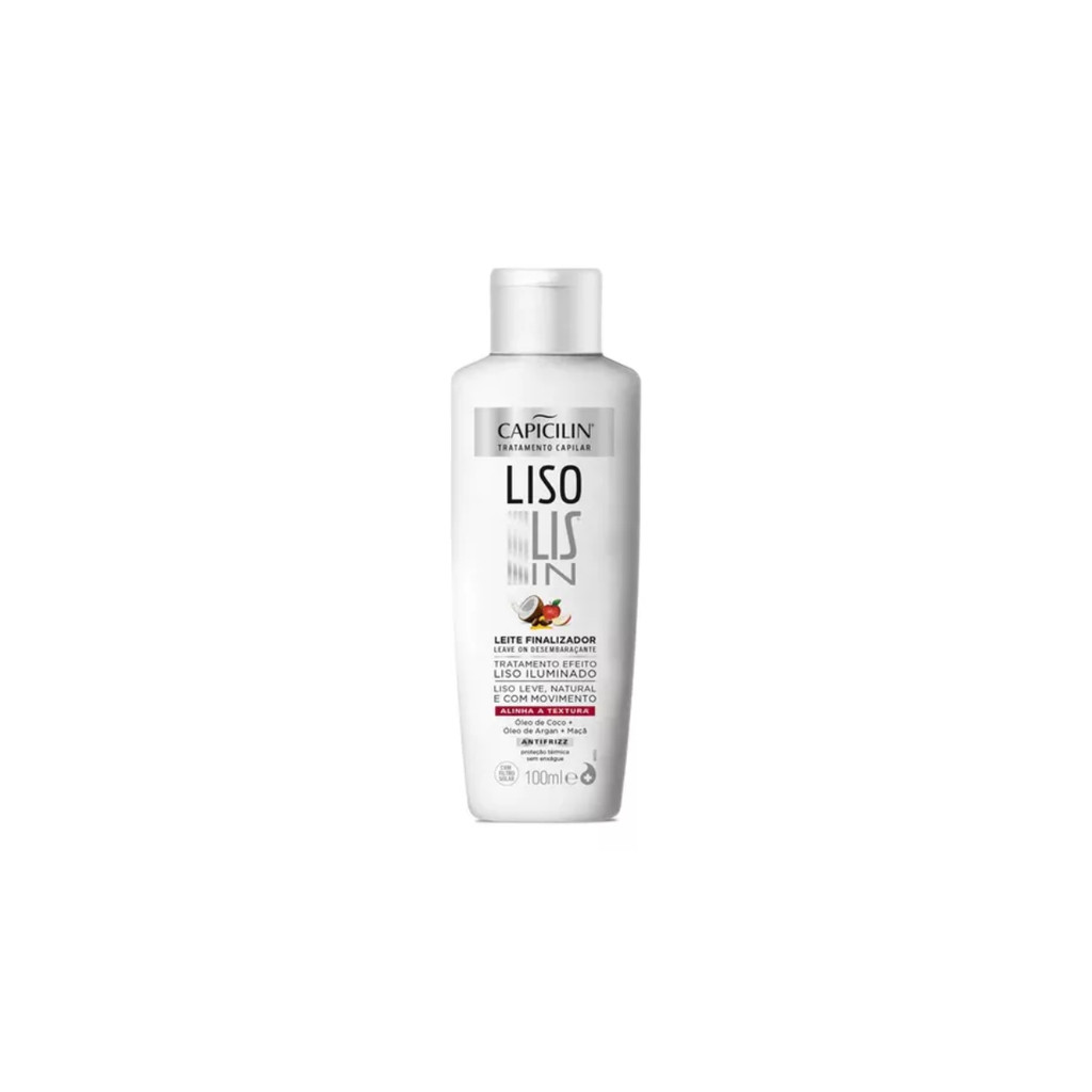 LEITE FINALIZADOR CAPICILIN LISO LIS IN 100ML em Oferta na Shopee
