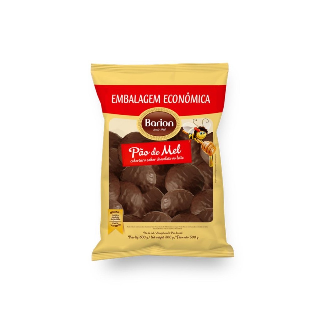 Barion Pao De Mel Cob Sabor Chocolate 300G em Oferta na Shopee