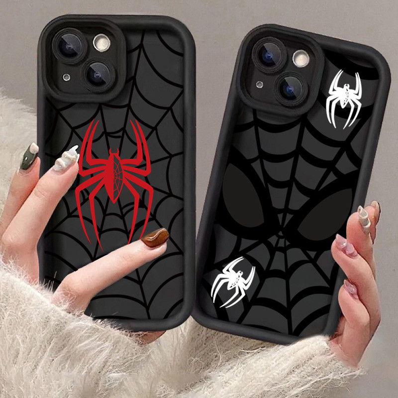 Halloween Aranha Vermelha Caso De Telefone Para Samsung A05 A05S A16 A14 A15 A35 A55 A24 A25 A23 A32 A13 A34 A54 Capa De