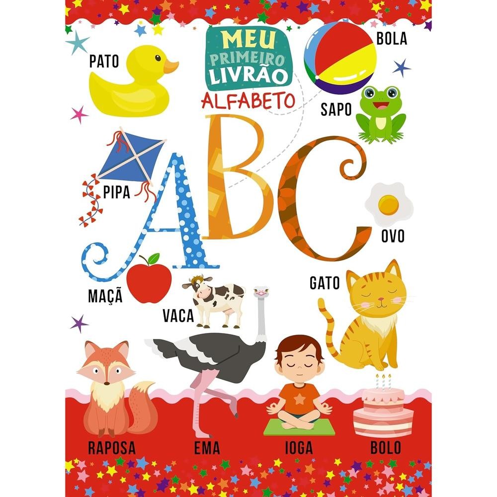 Meu Primeiro Livrão - Alfabeto em Oferta na Shopee
