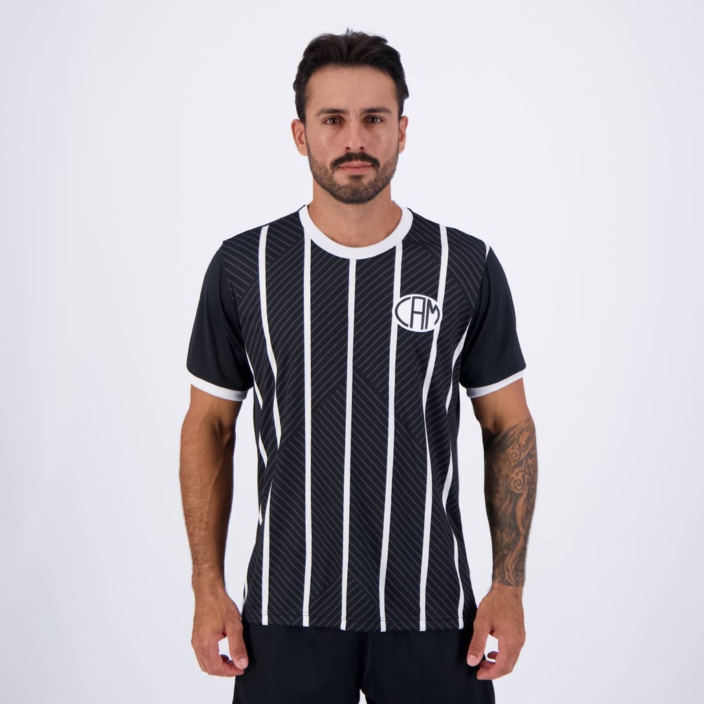 Camisa Atlético Mineiro Razão Preta em Oferta na Shopee