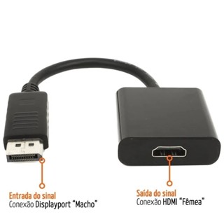 Compatível com HDMI Displayport Cabo Adaptador Conversor DpxCompatível com HDMI ATACADO em Oferta na Shopee