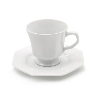Xicara Chá com Pires 200ml Prisma Porcelana Schmidt
